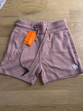 YoungLA Dusty Rose Knit Drawstring Athletic Shorts